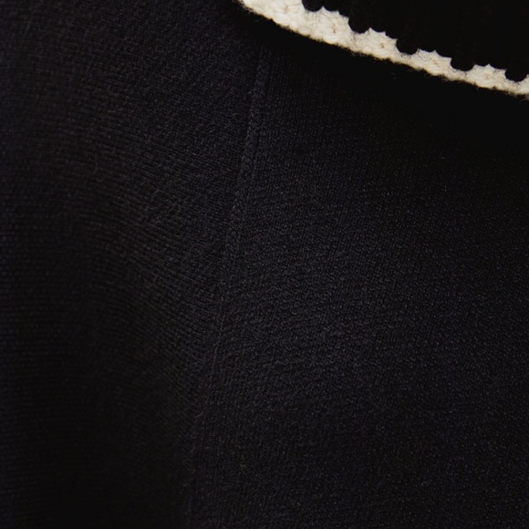 Zara Oversized Heavy Weight Knit Cape Turtle Neck Size S NEW - Picture 6 of 7